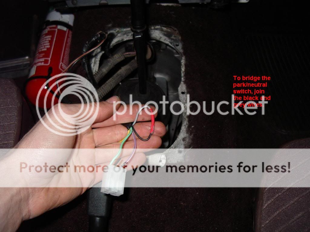 how to bypass the neutral switch on a vn v6 s2 ??? Just Commodores